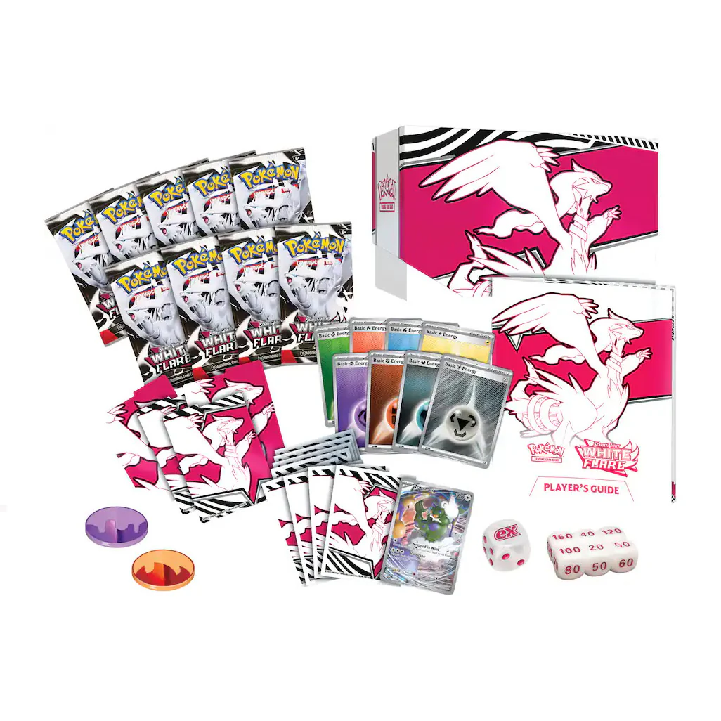 2025 Pokémon Scarlet & Violet White Flare Elite Trainer Box - Image 3