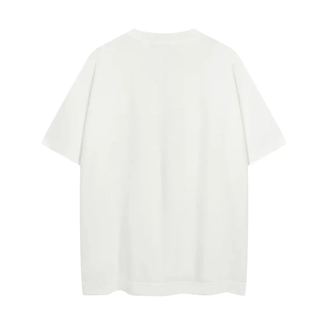 Acne Studios Logo T-Shirt Embroidered Logo Relaxed Fit White - Image 3