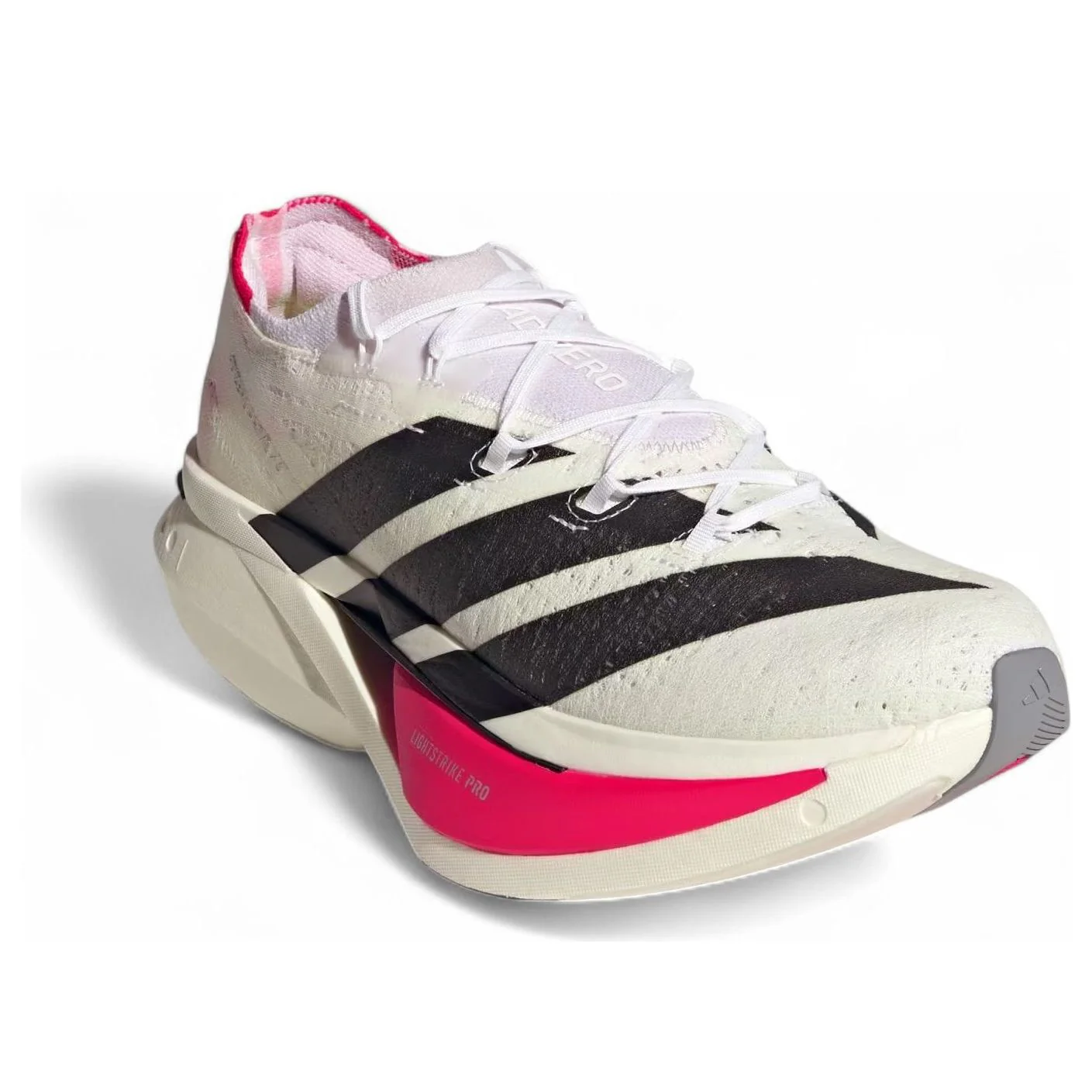 adidas Adizero Prime X 3.0 Strung Cloud White Lucid Red - Image 3