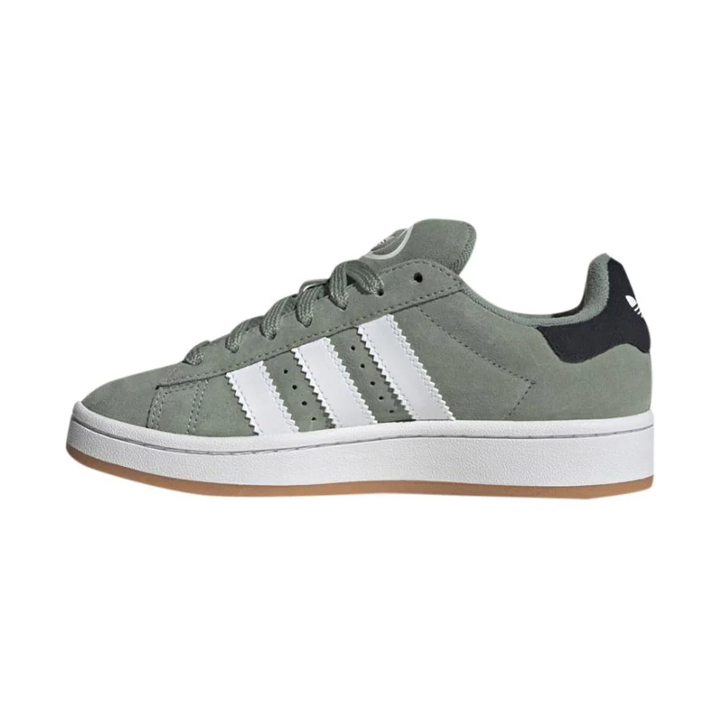 adidas Campus 00s Silver Green Cloud White Gum J - Image 2