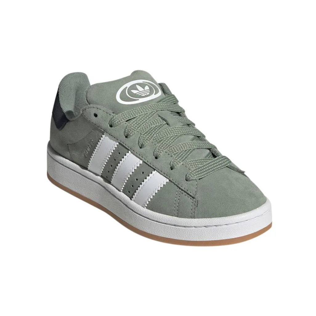 adidas Campus 00s Silver Green Cloud White Gum J - Image 3
