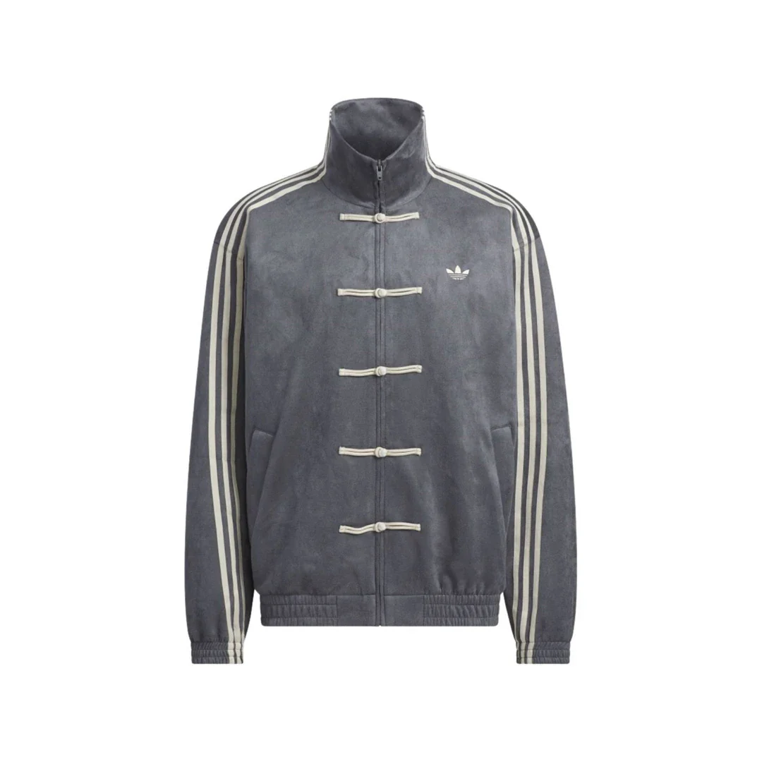 adidas CTT Chinese Track Top 3.1 Gender Neutral Jacket (Asia Sizing) Grey Blue