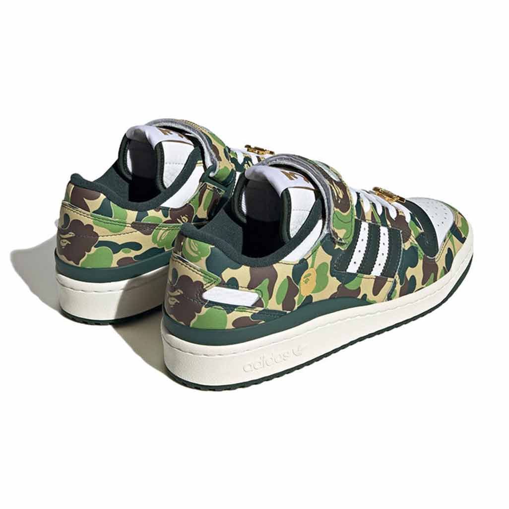 adidas Forum 84 Low Bape 30th Anniversary 'Green Camo' - Image 4