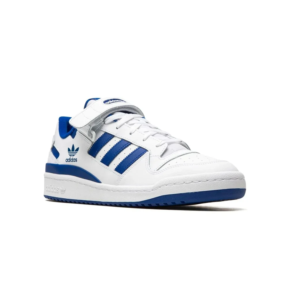 adidas Forum Low White Royal Blue - Image 2