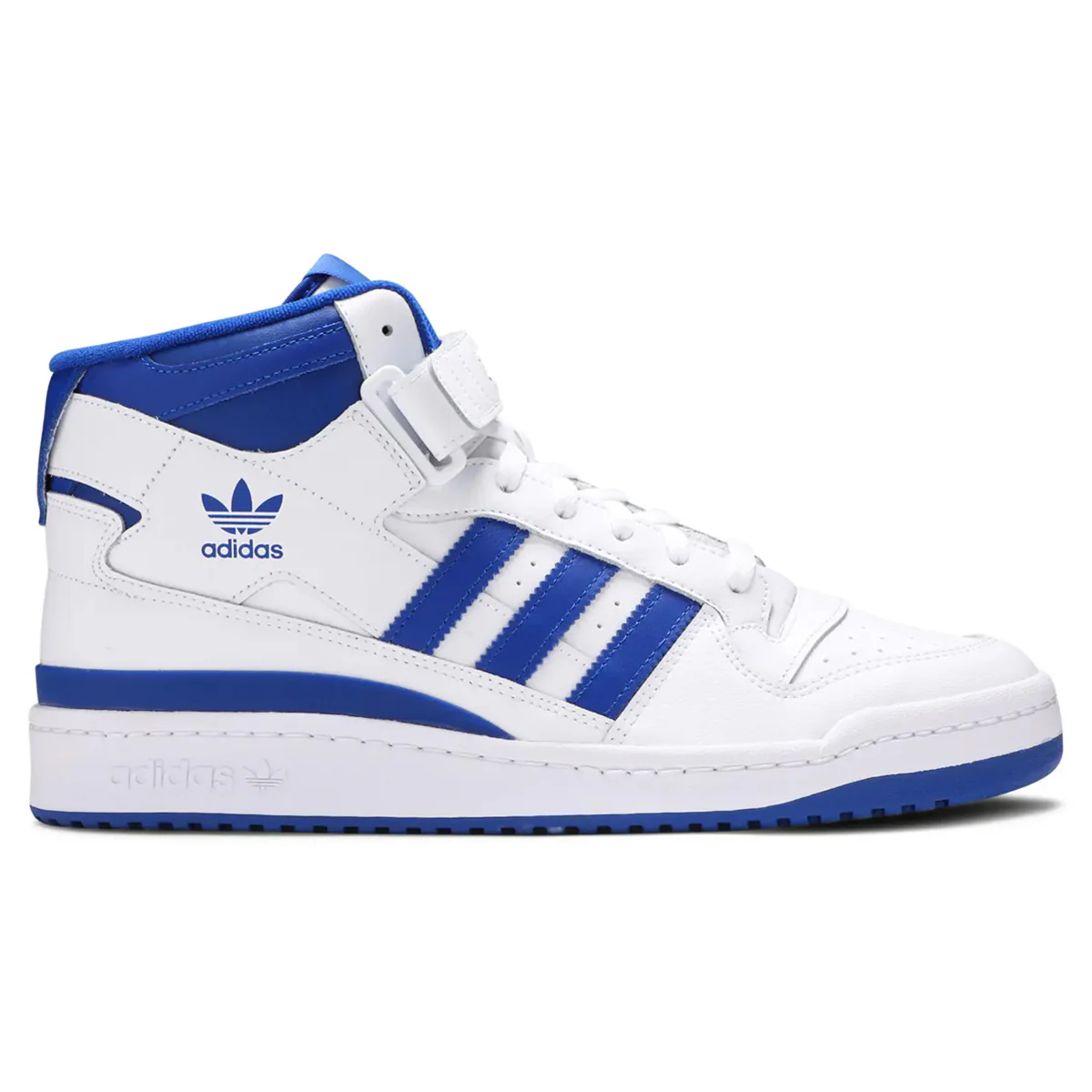 adidas Forum Mid White Royal Blue - Image 3