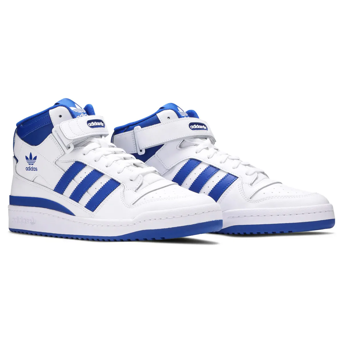 adidas Forum Mid White Royal Blue - Image 4