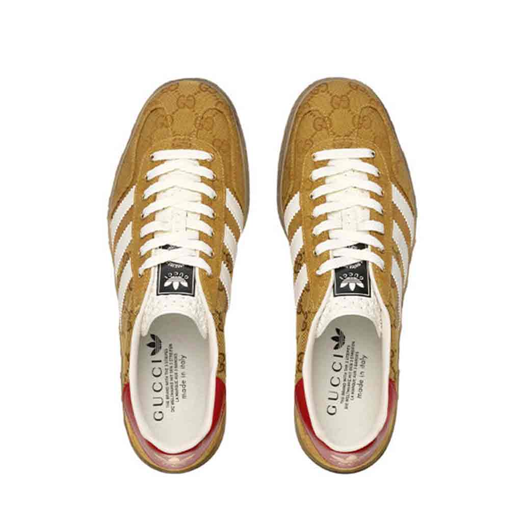 adidas Gazelle Gucci Original GG Beige Brown - Image 3