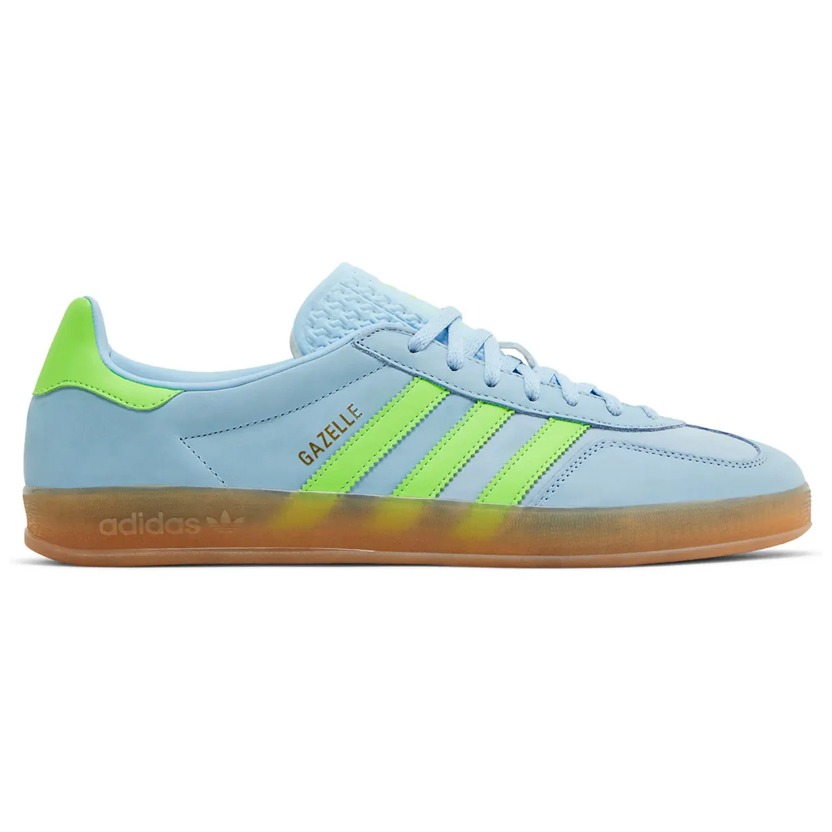 adidas Gazelle Indoor Clear Sky Solar Green W - Image 3