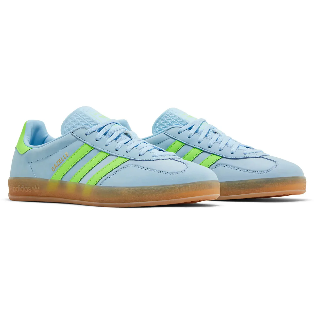 adidas Gazelle Indoor Clear Sky Solar Green W - Image 4