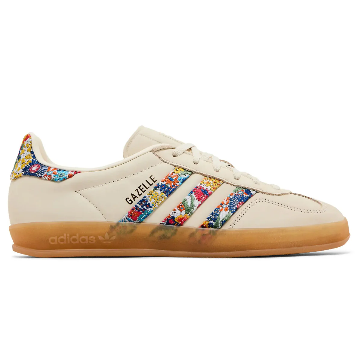 adidas Gazelle Indoor Liberty London Floral Embroidery Stripes W - Image 5