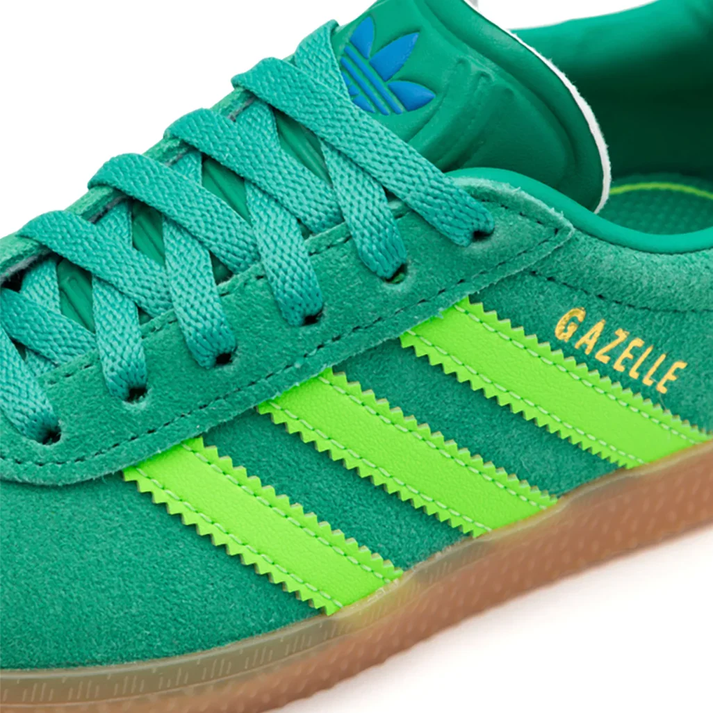 adidas Gazelle Solar Green J - Image 5