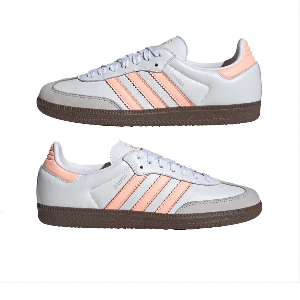 adidas Samba OG Cloud White Clear Orange Semi Coral W - Image 3