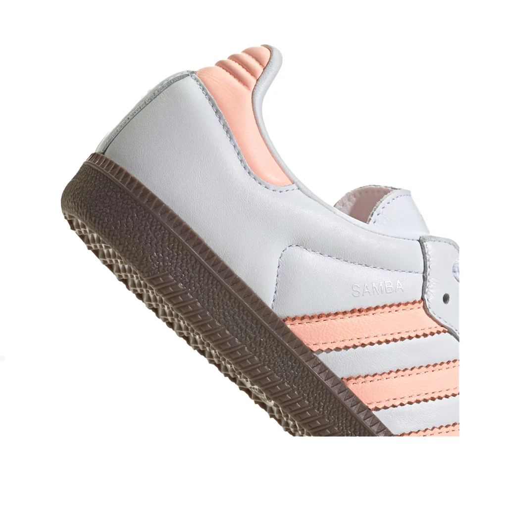 adidas Samba OG Cloud White Clear Orange Semi Coral W - Image 8