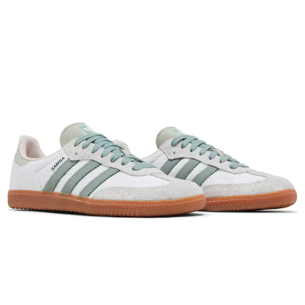 adidas Samba OG Silver Green Putty Mauve W - Image 3
