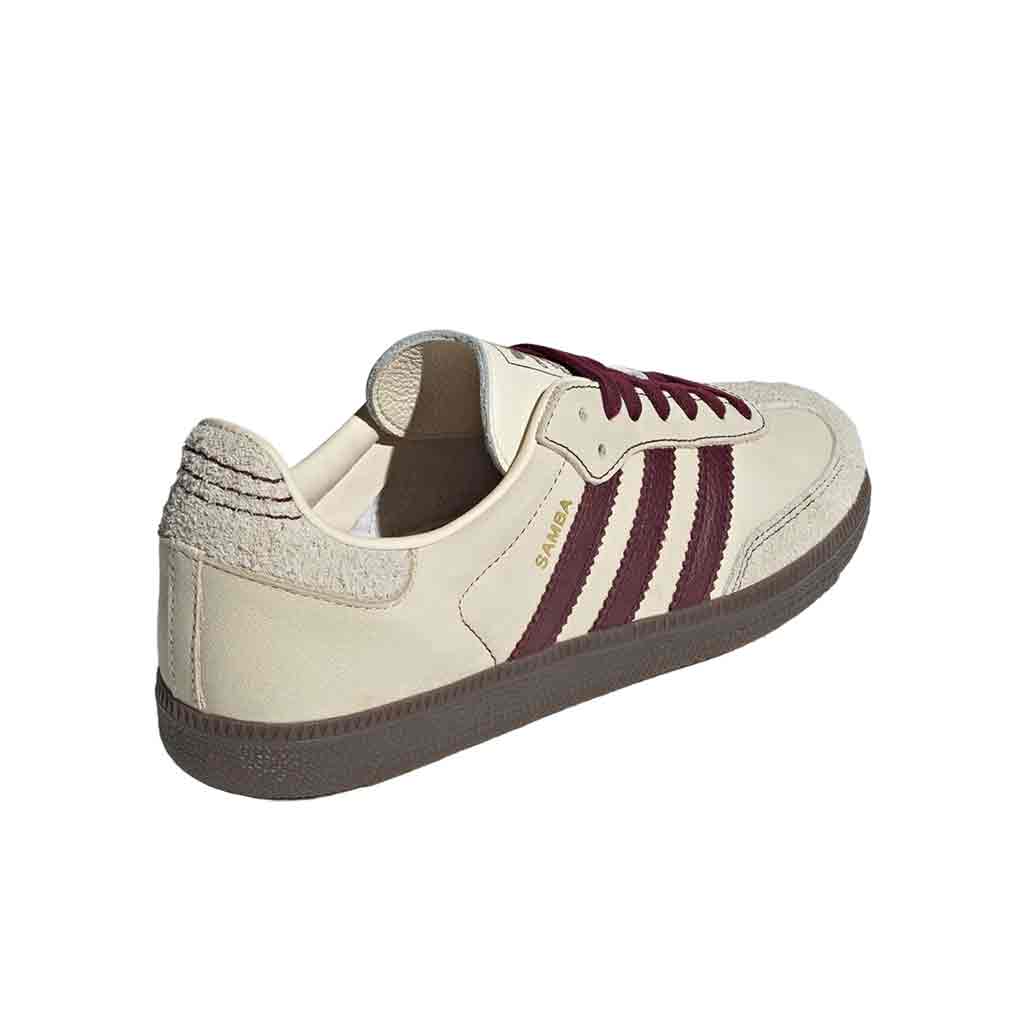 adidas Samba OG Wonder White Maroon W - Image 4