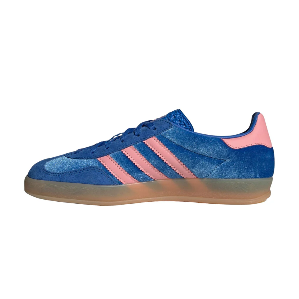adidas Gazelle Indoor Blue Semi Pink Velvet W - Image 2