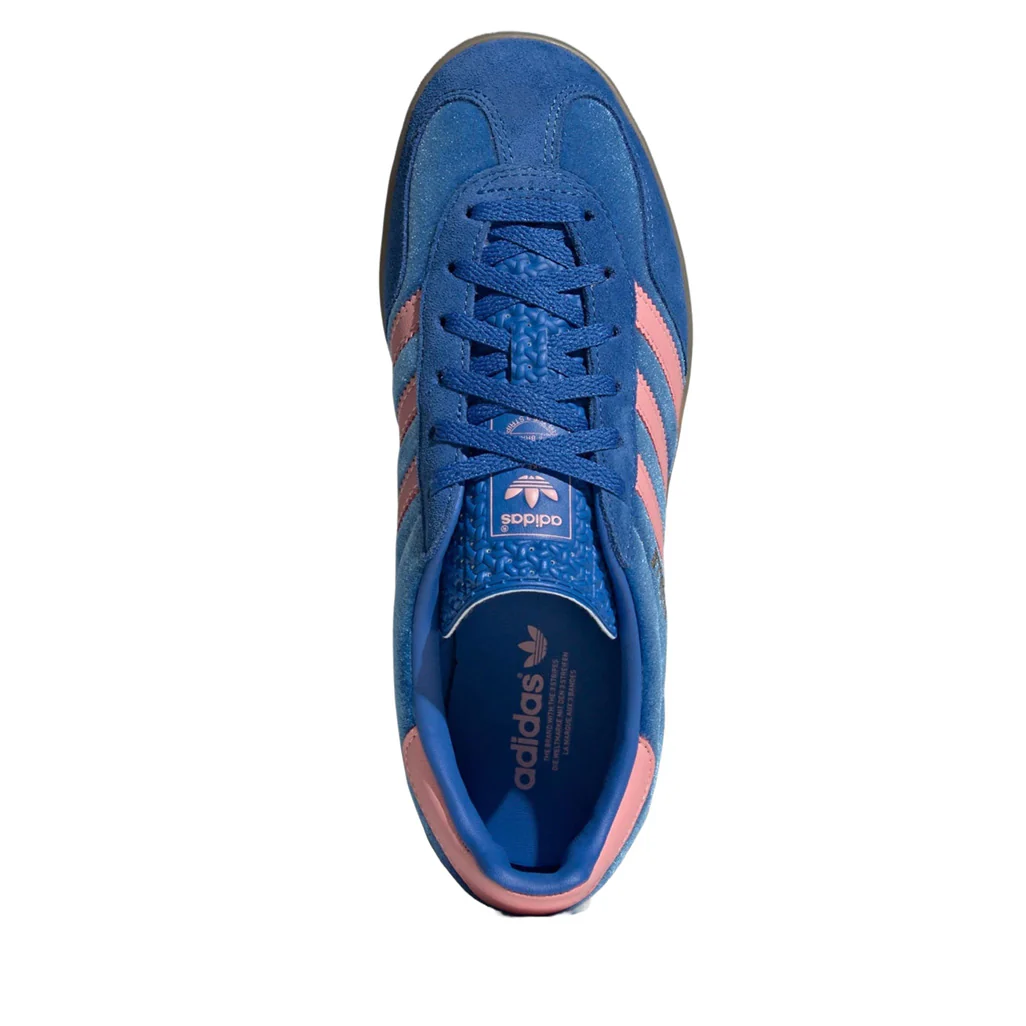 adidas Gazelle Indoor Blue Semi Pink Velvet W - Image 5