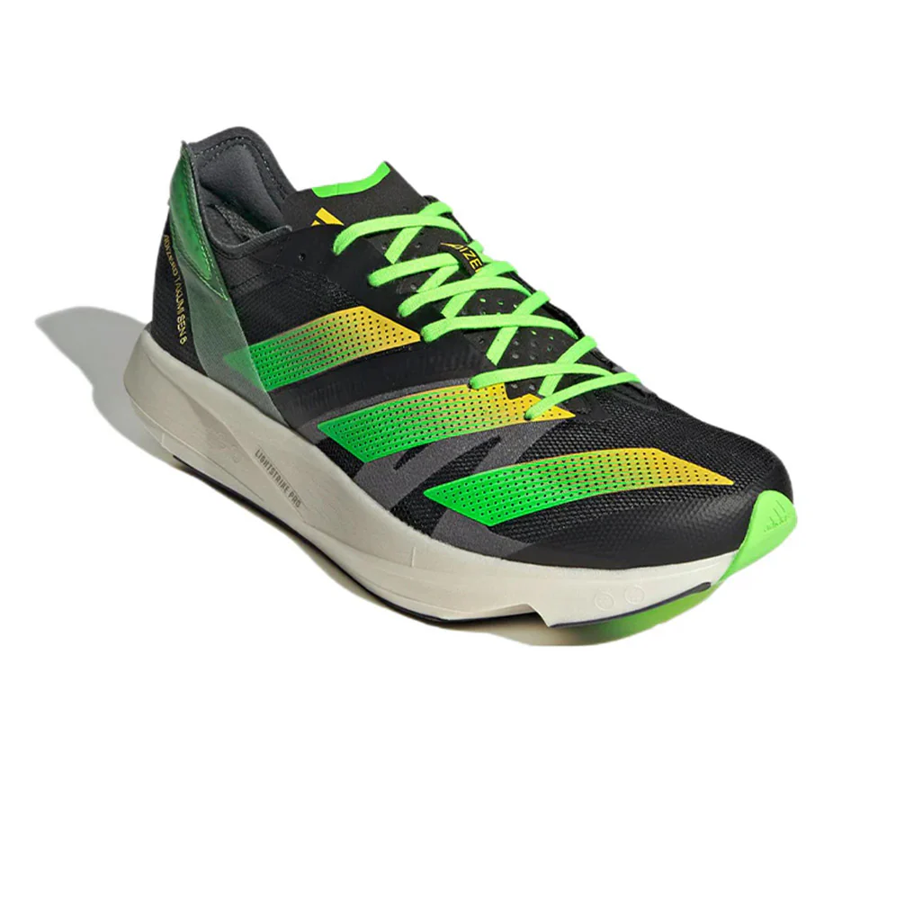 adidas Adizero Takumi Sen 8 Black Solar Green - Image 3