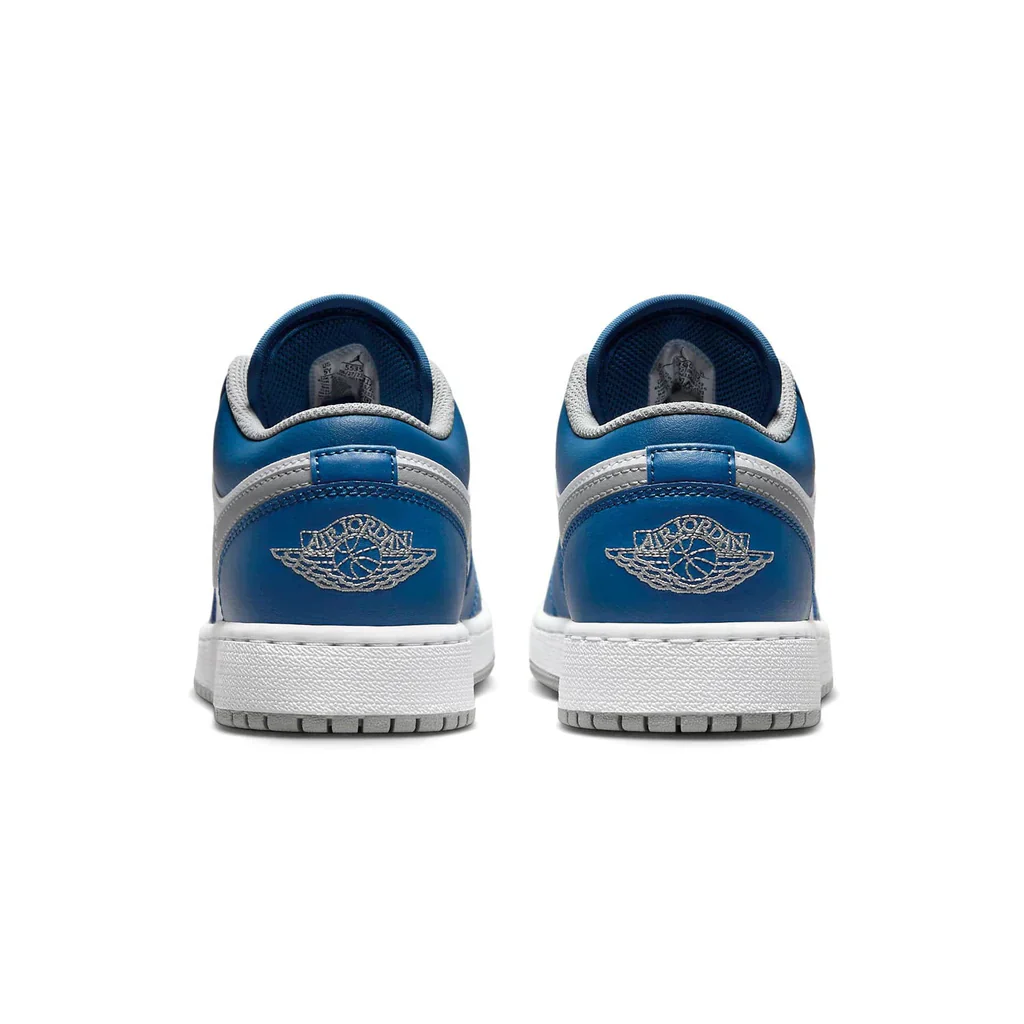 Air Jordan 1 Low GS True Blue Cement - Image 4