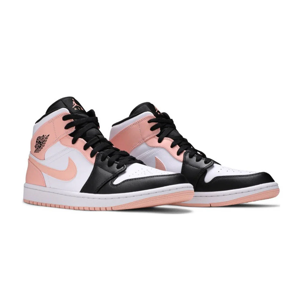 Air Jordan 1 Mid Arctic Orange Black Toe - Image 3