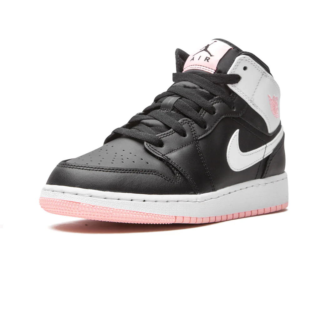 Air Jordan 1 Mid Arctic Pink Black GS - Image 5