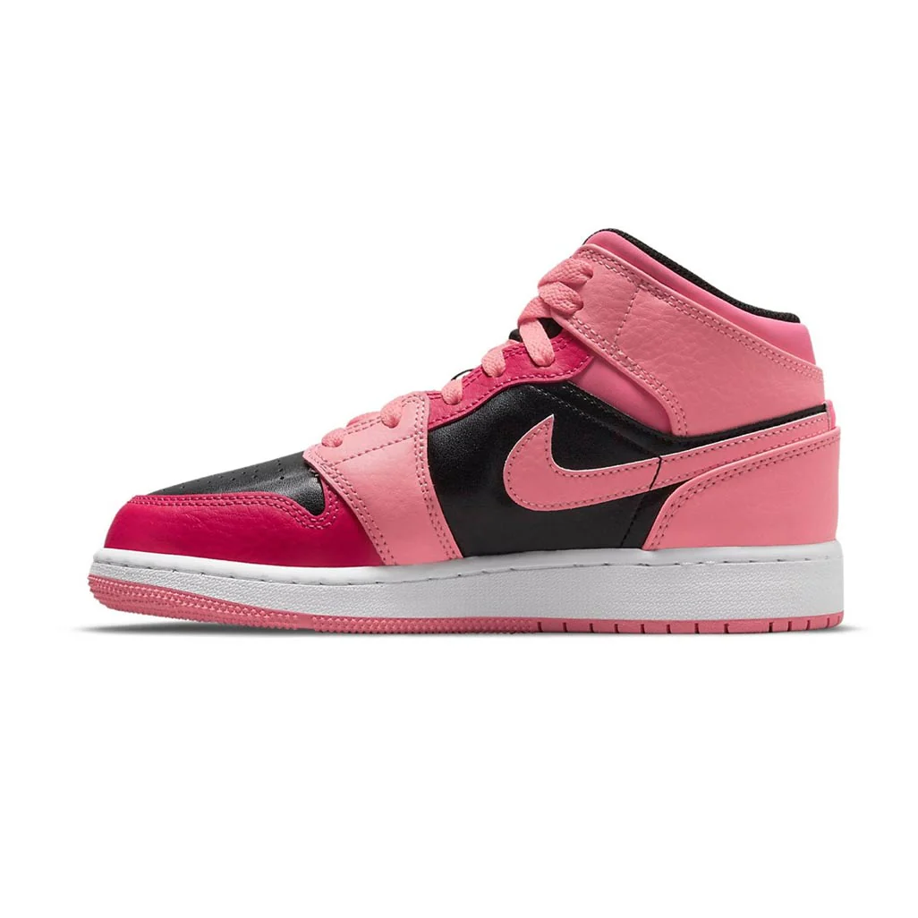 Air Jordan 1 Mid Coral Chalk GS - Image 2