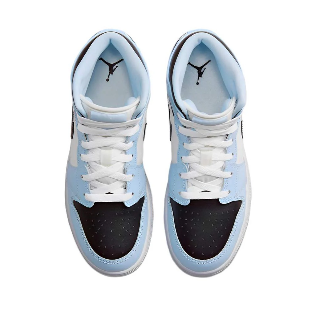 Air Jordan 1 Mid Ice Blue GS - Image 4