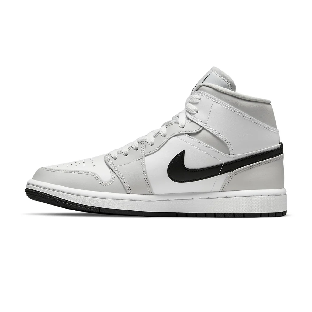 Air Jordan 1 Mid Light Smoke Grey W - Image 2