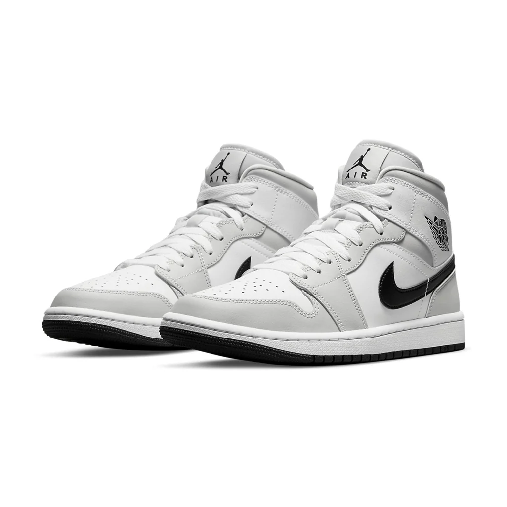 Air Jordan 1 Mid Light Smoke Grey W - Image 3