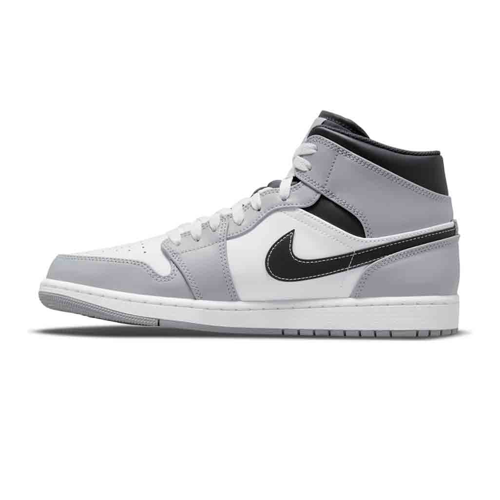 Air Jordan 1 Mid Light Smoke Grey Anthracite - Image 2