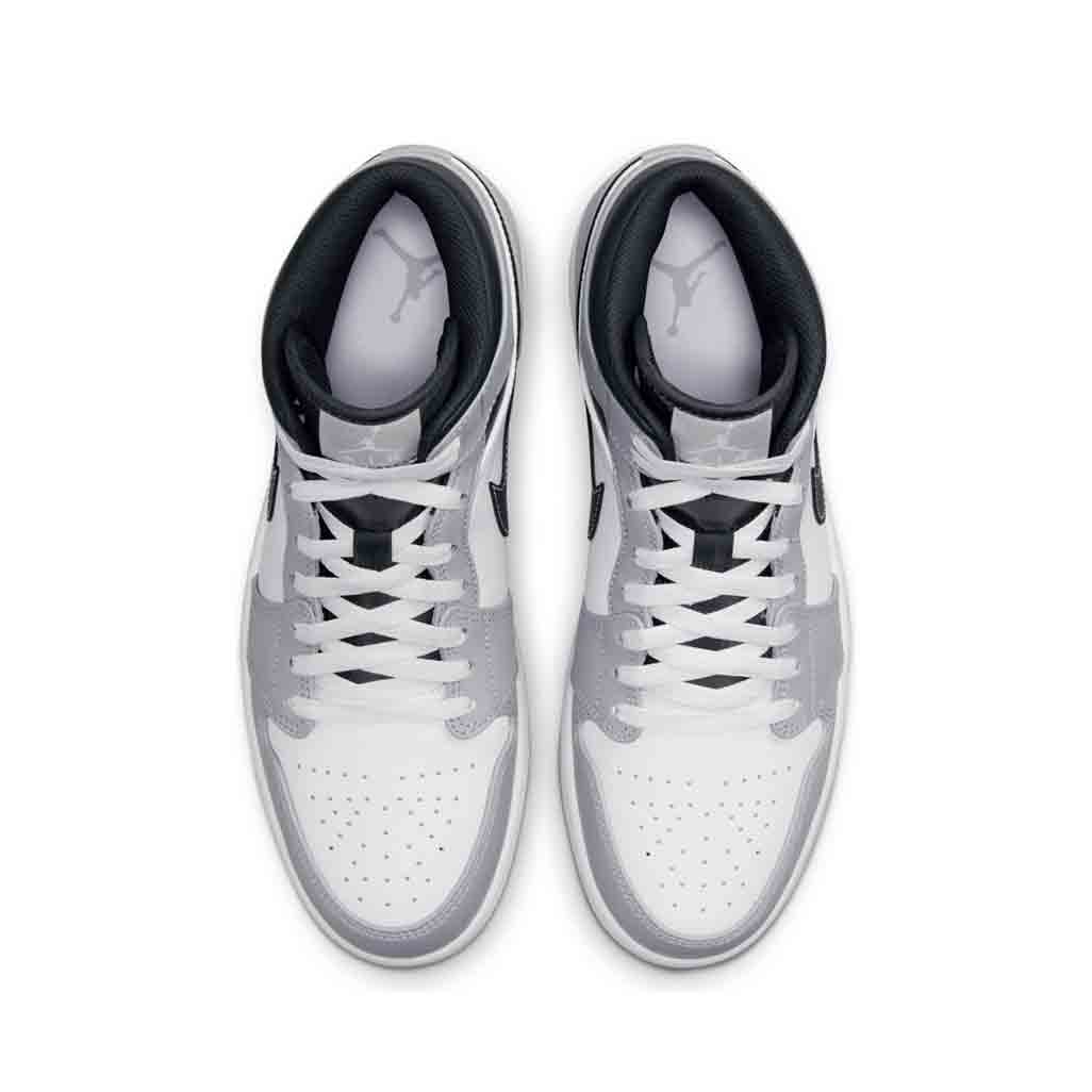 Air Jordan 1 Mid Light Smoke Grey Anthracite - Image 3