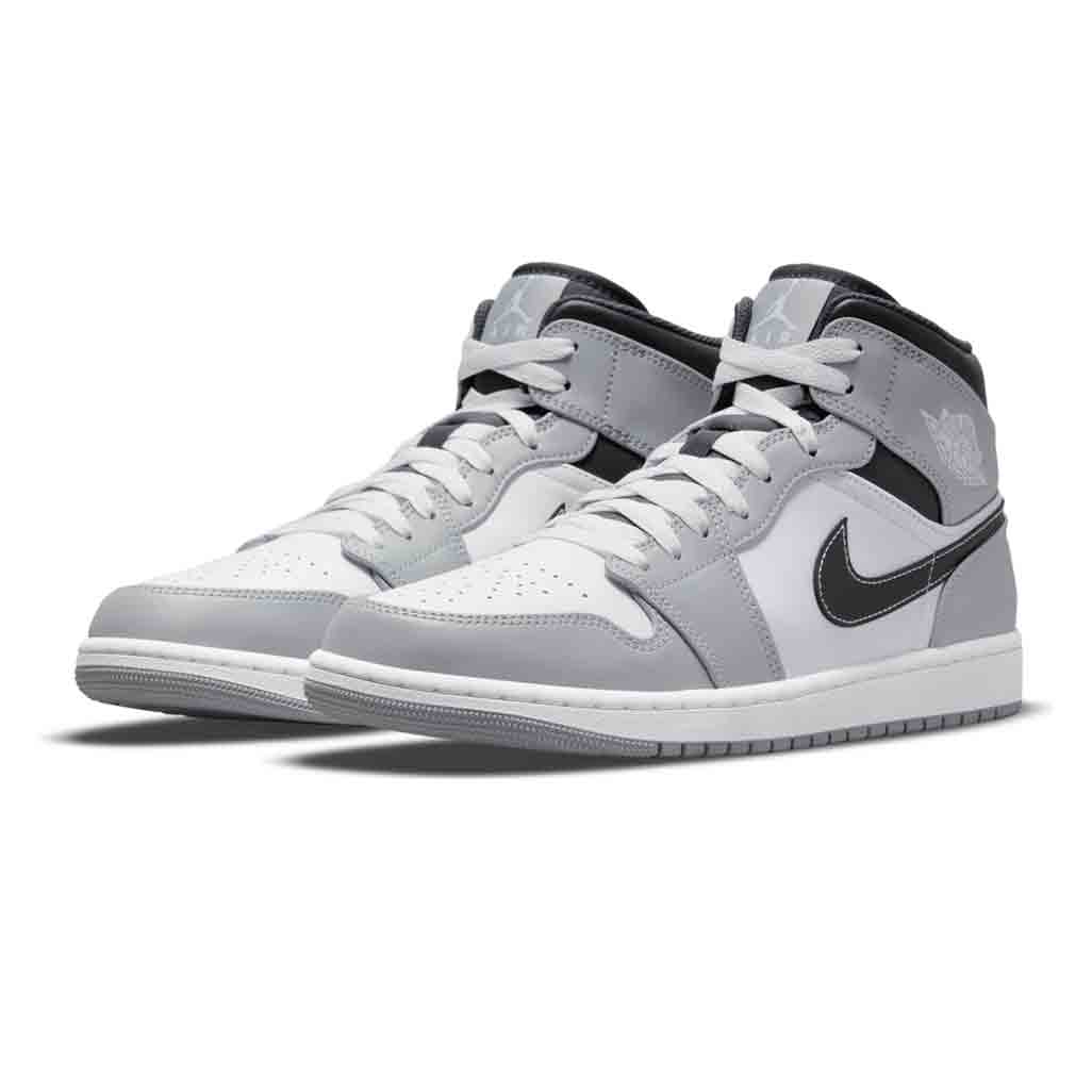 Air Jordan 1 Mid Light Smoke Grey Anthracite - Image 5
