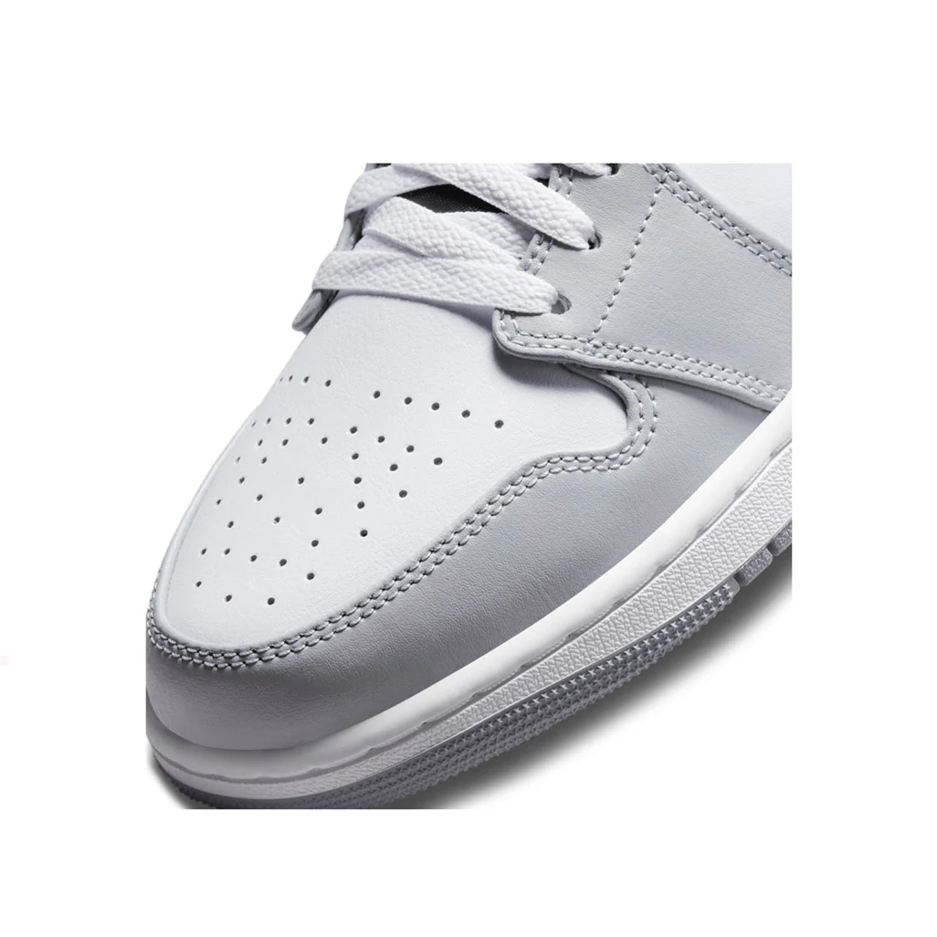 Air Jordan 1 Mid Light Smoke Grey Anthracite GS - Image 6