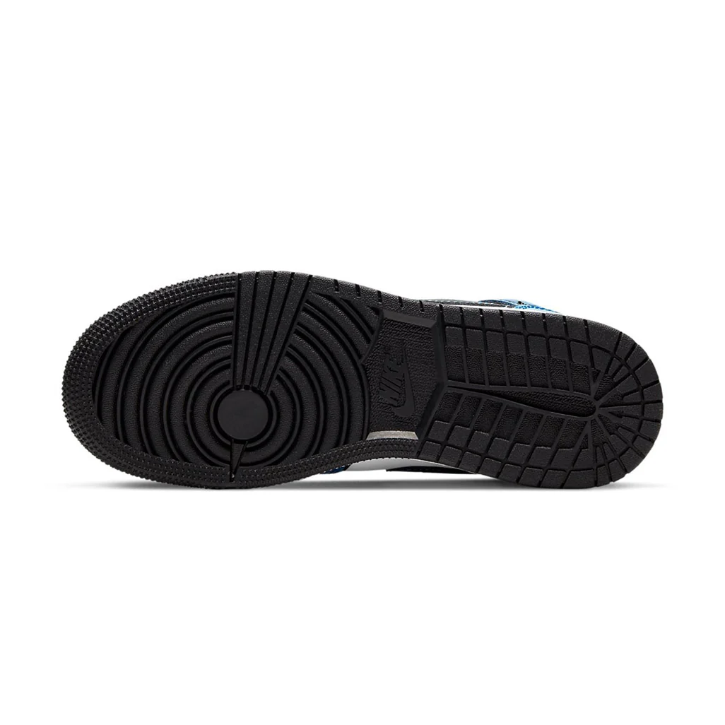 Air Jordan 1 Mid Signal Blue GS - Image 5