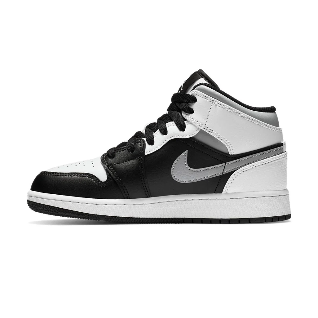 Air Jordan 1 Mid White Shadow GS - Image 2