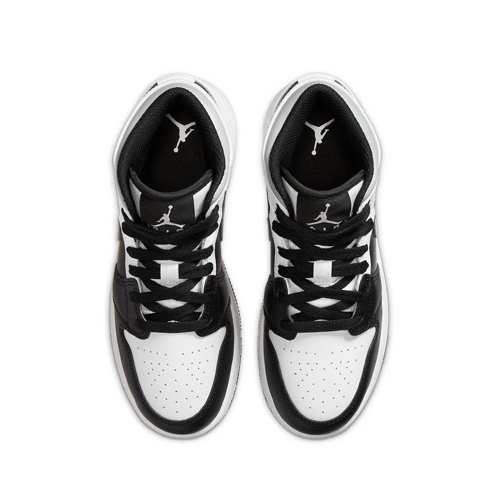 Air Jordan 1 Mid White Shadow GS - Image 4