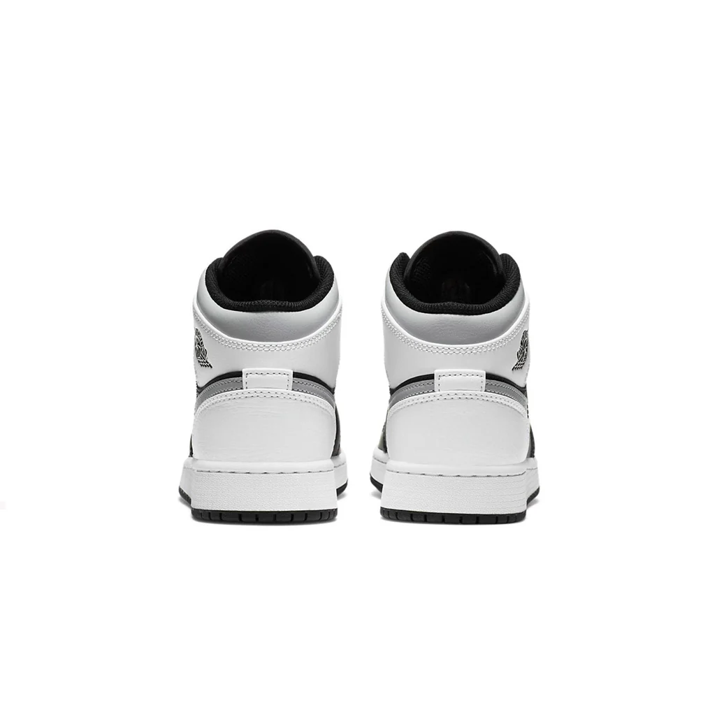 Air Jordan 1 Mid White Shadow GS - Image 5