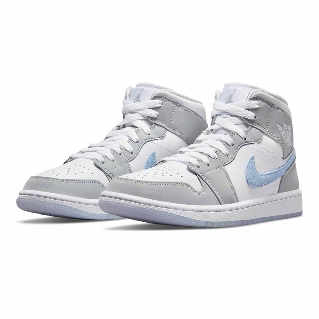 Air Jordan 1 Mid Wolf Grey Aluminum W - Image 3