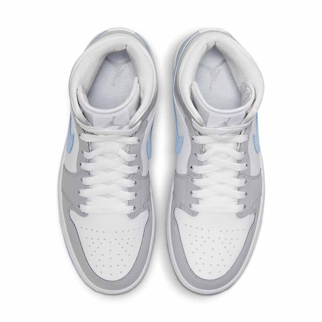 Air Jordan 1 Mid Wolf Grey Aluminum W - Image 4