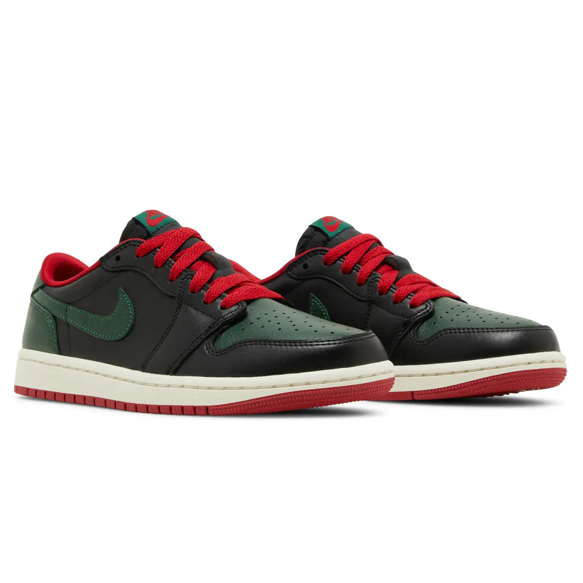 Air Jordan 1 Retro Low OG Black Gorge Green W - Image 4