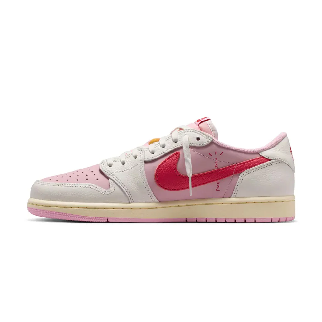 Air Jordan 1 Retro Low OG SP Travis Scott Sail Tropical Pink - Image 2