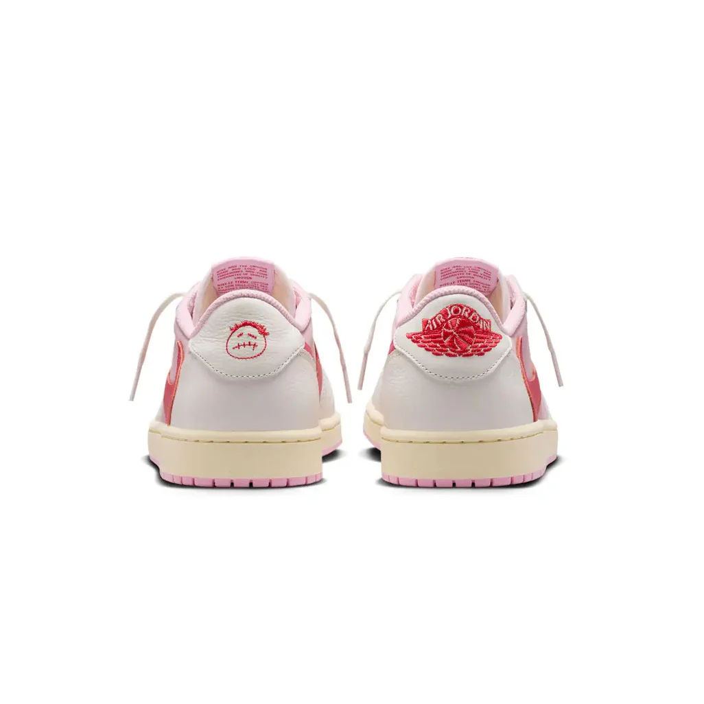Air Jordan 1 Retro Low OG SP Travis Scott Sail Tropical Pink - Image 5