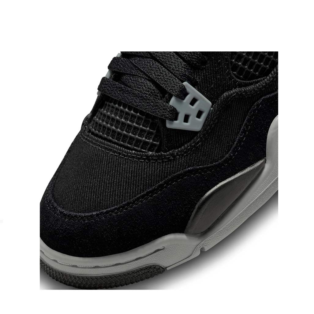 Air Jordan 4 Retro Black Canvas GS - Image 6