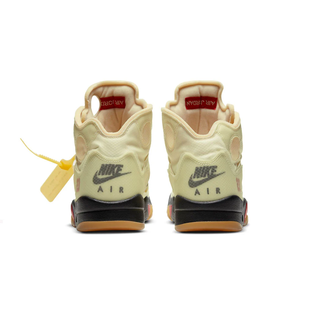 Air Jordan 5 Retro OFF-WHITE Sail - Image 5