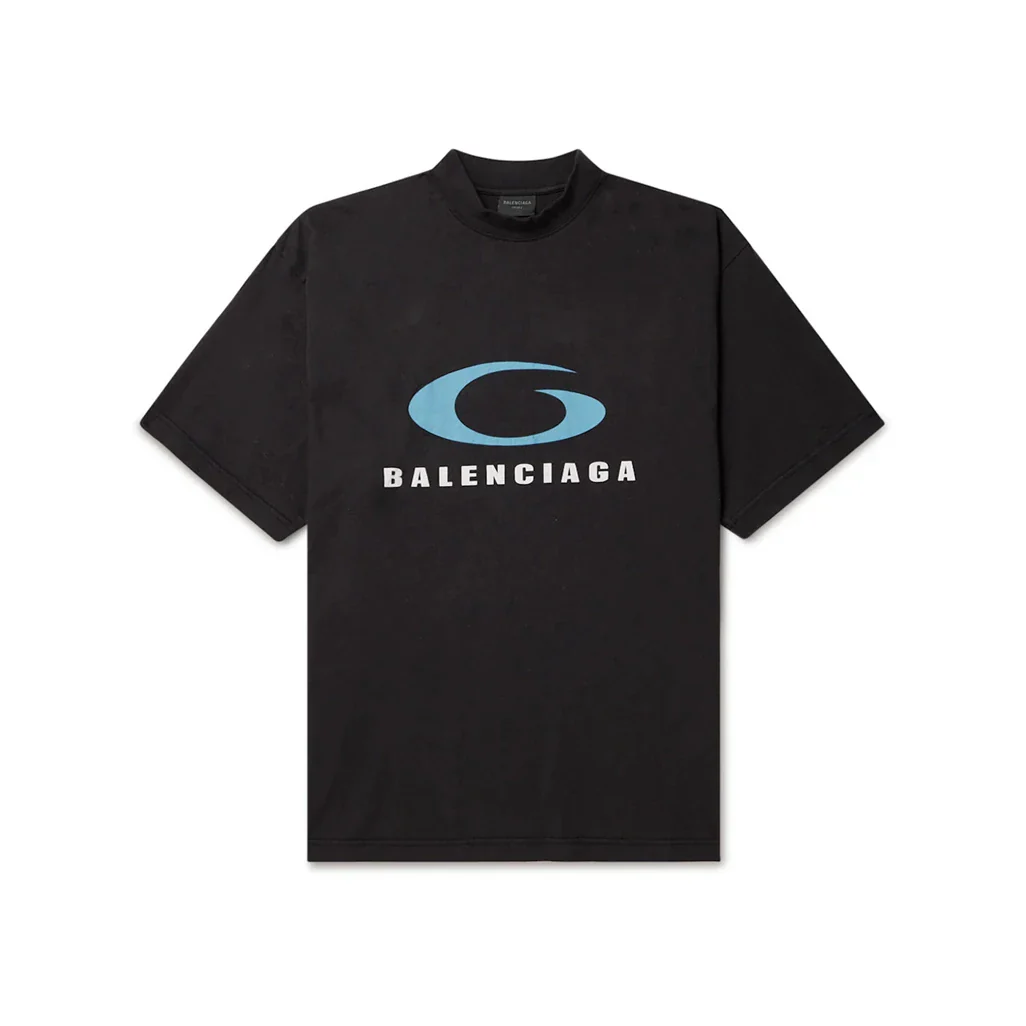Balenciaga Men's Loop Sports Icon Medium Fit T-Shirt