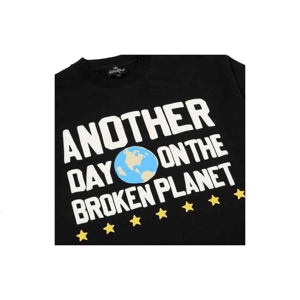 Broken Planet Another Day T-shirt Midnight Black - Image 3