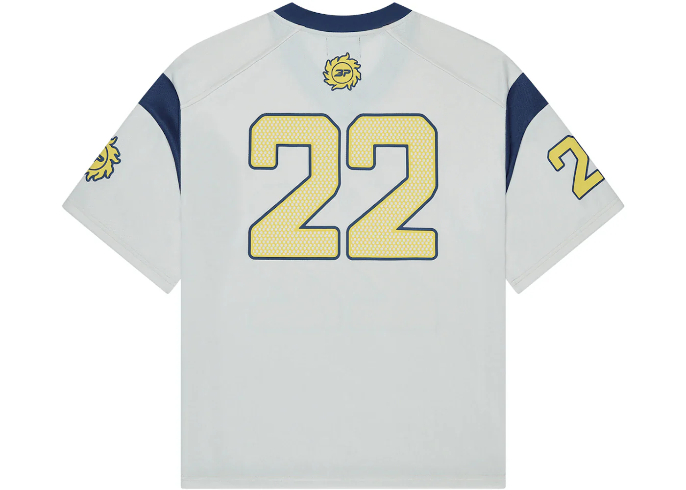 Broken Planet Football Jersey White/Blue - Image 3