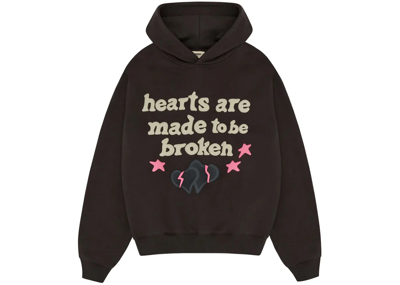 Broken Planet Hearts Are Made To Be Broken Hoodie Soot Black - Image 2