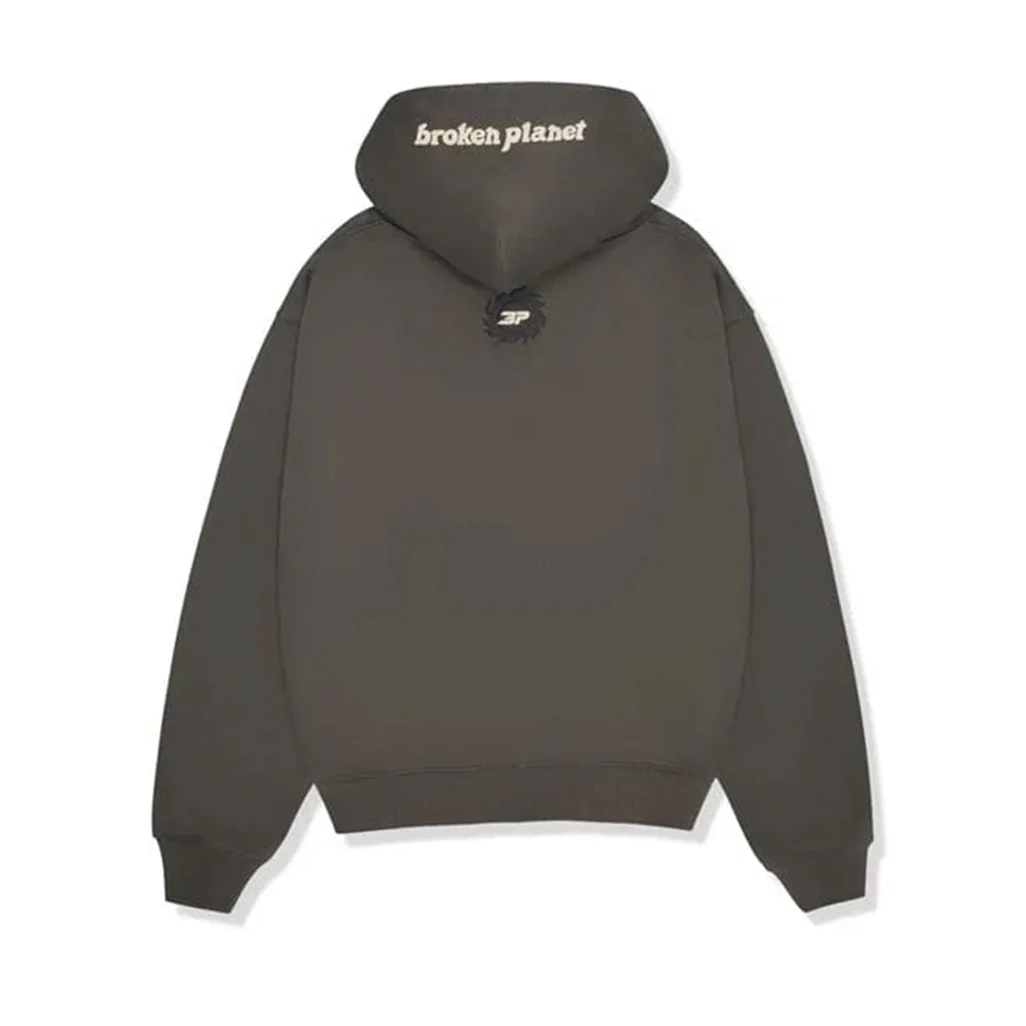 Broken Planet Market Space Trails Hoodie Beluga Grey - Image 2