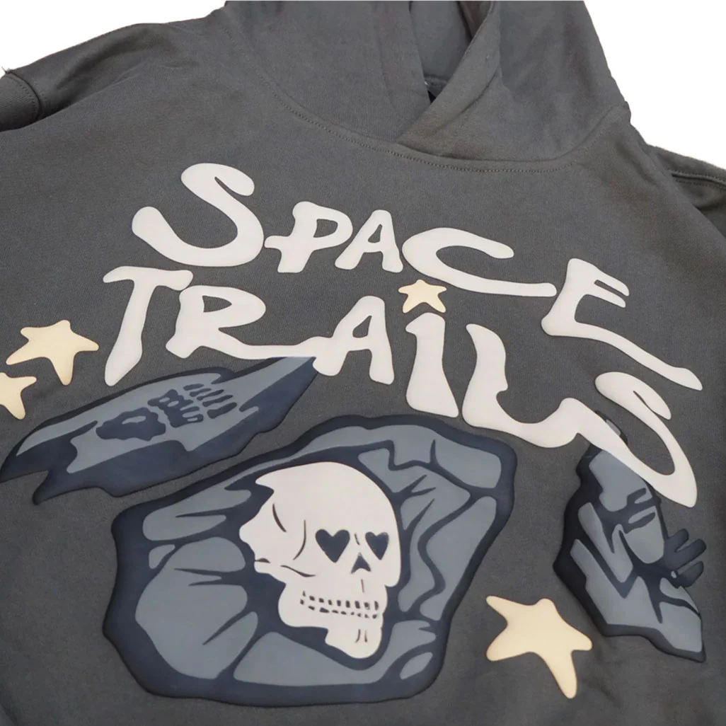 Broken Planet Market Space Trails Hoodie Beluga Grey - Image 5